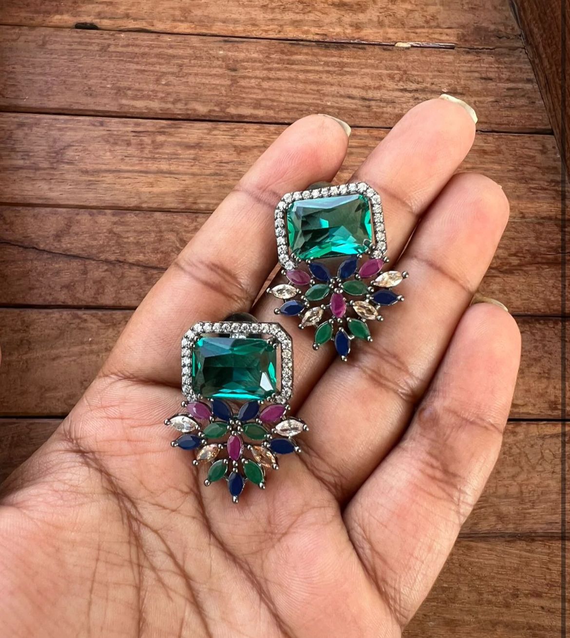 Affordable zircon earrings - Alluring Accessories