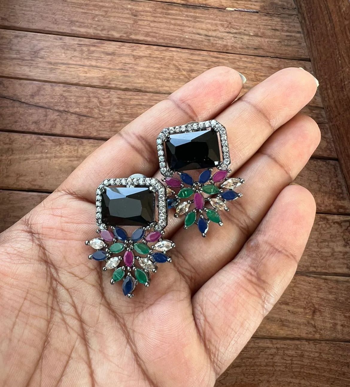 Affordable zircon earrings - Alluring Accessories