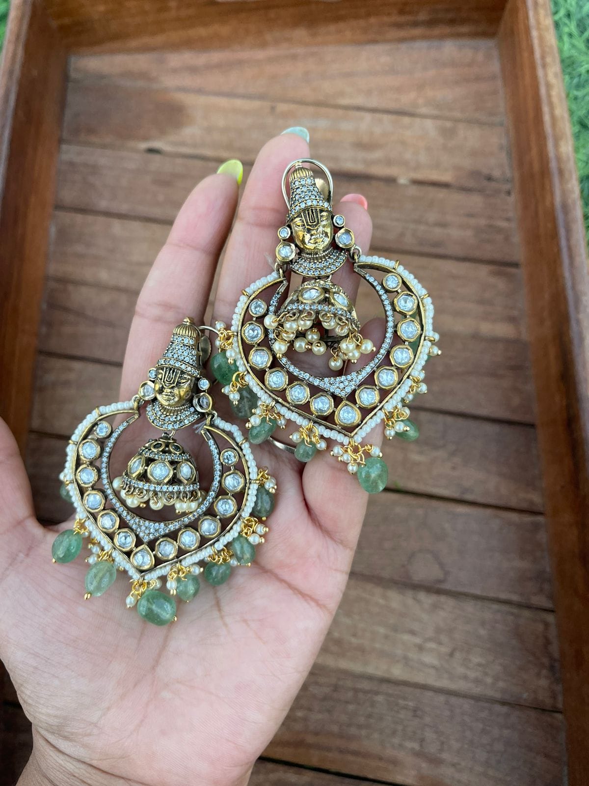 Balaji victorian chandbalis - Alluring Accessories