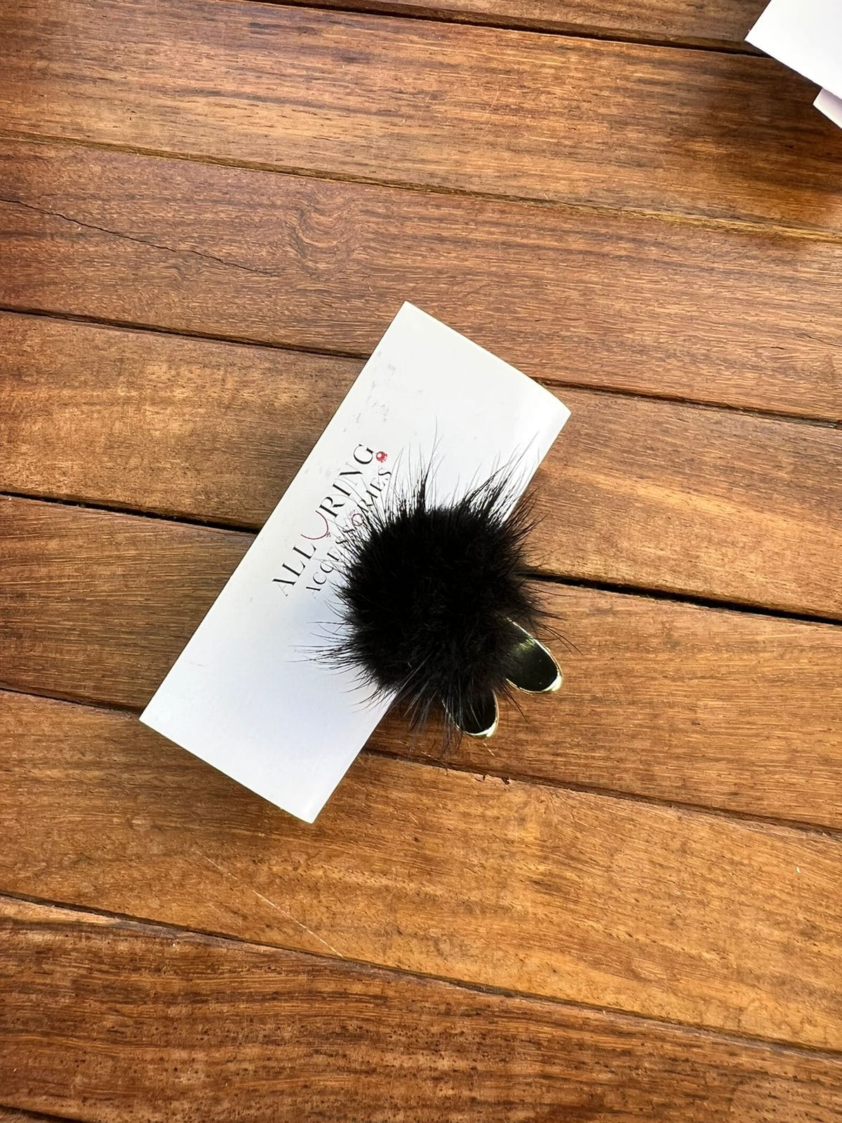 Bunny fur clips - Alluring Accessories