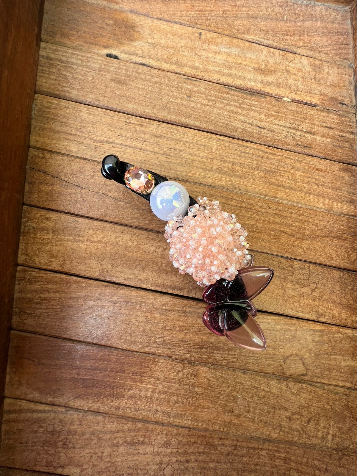 Butterfly partywear banana clip - Alluring Accessories