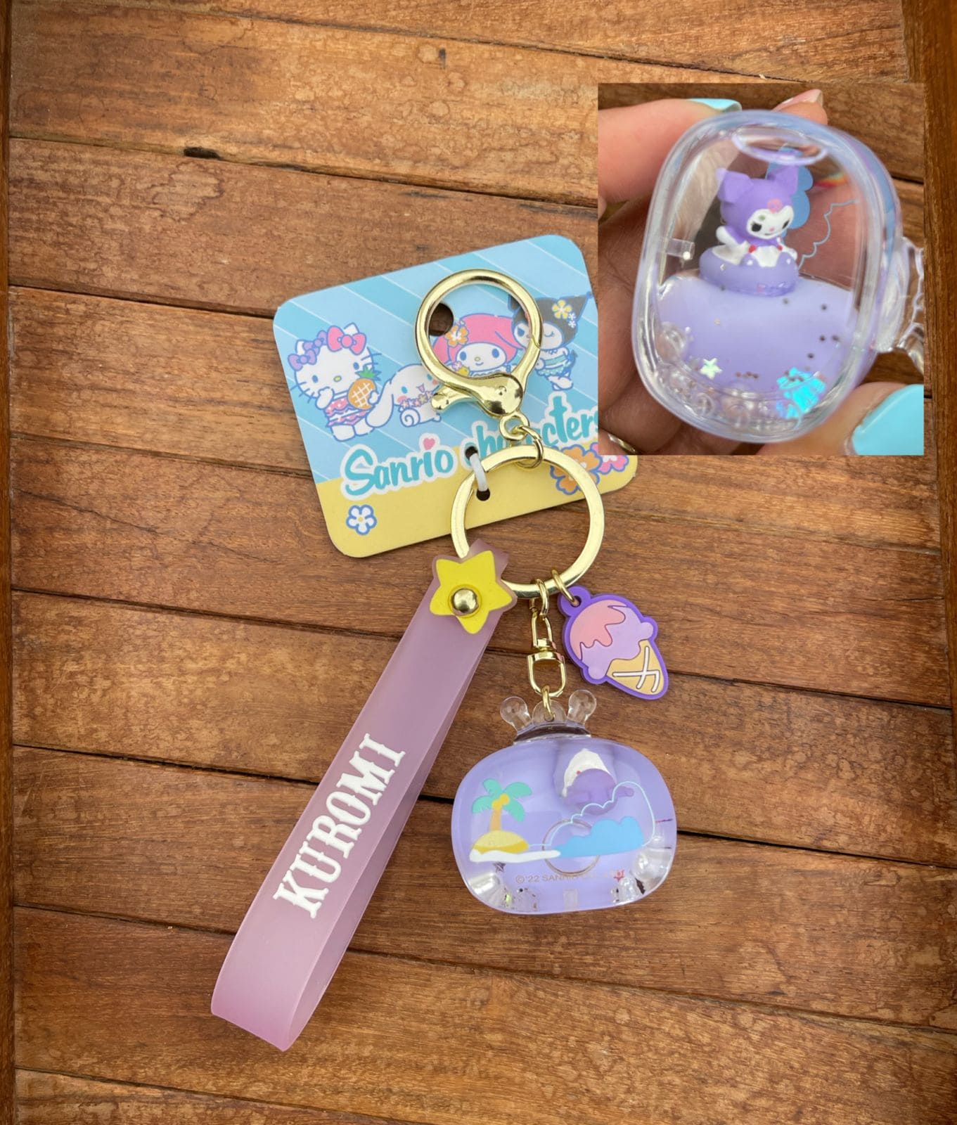 Cartoon water keychains - Alluring Accessories