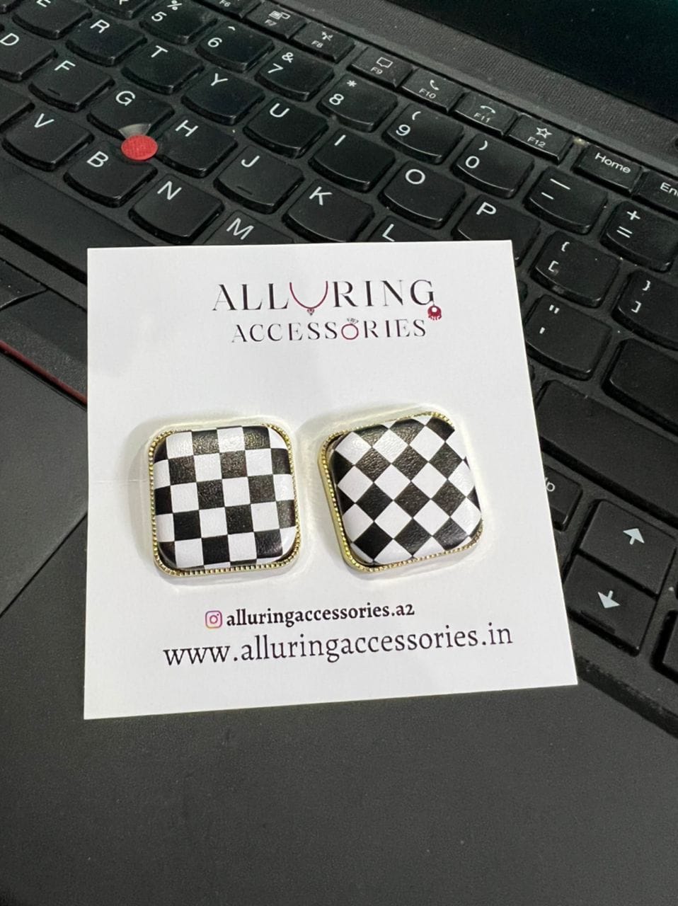 Check studs - Alluring Accessories