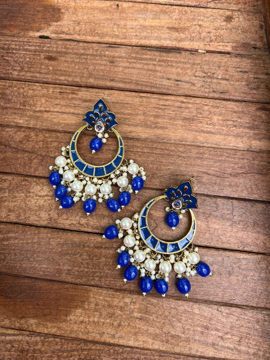 Clearance sale meenakari oxidised earrings - Alluring Accessories