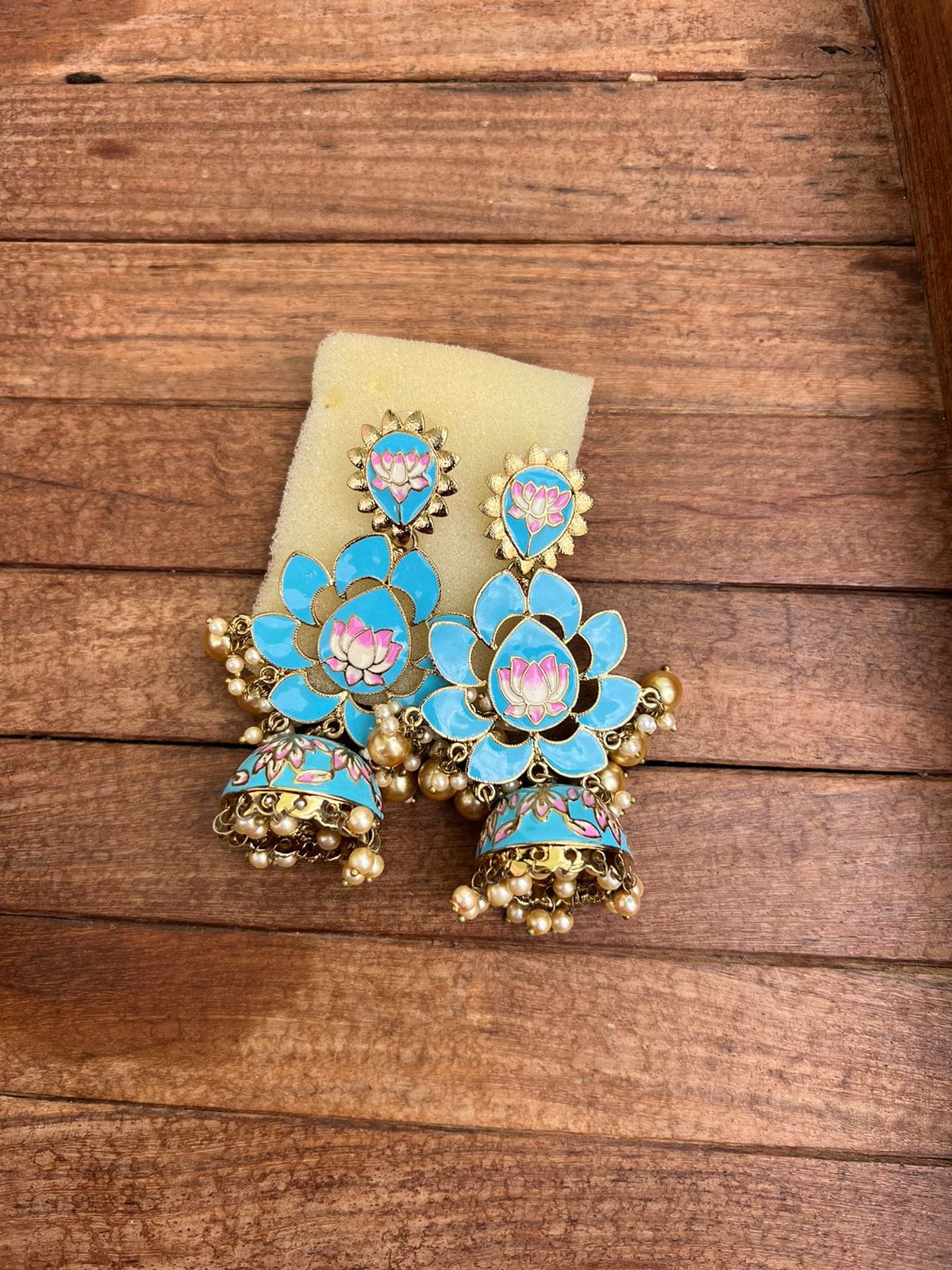 Clearance sale meenakari oxidised earrings - Alluring Accessories