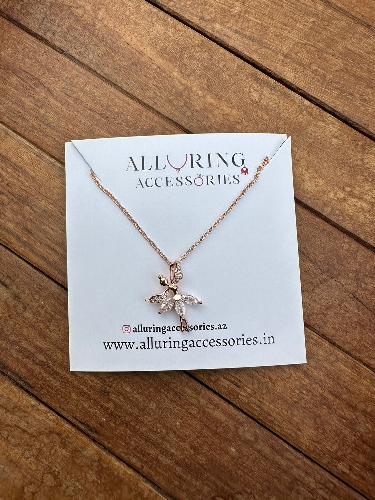 Dancing girl rosegold neckline - Alluring Accessories