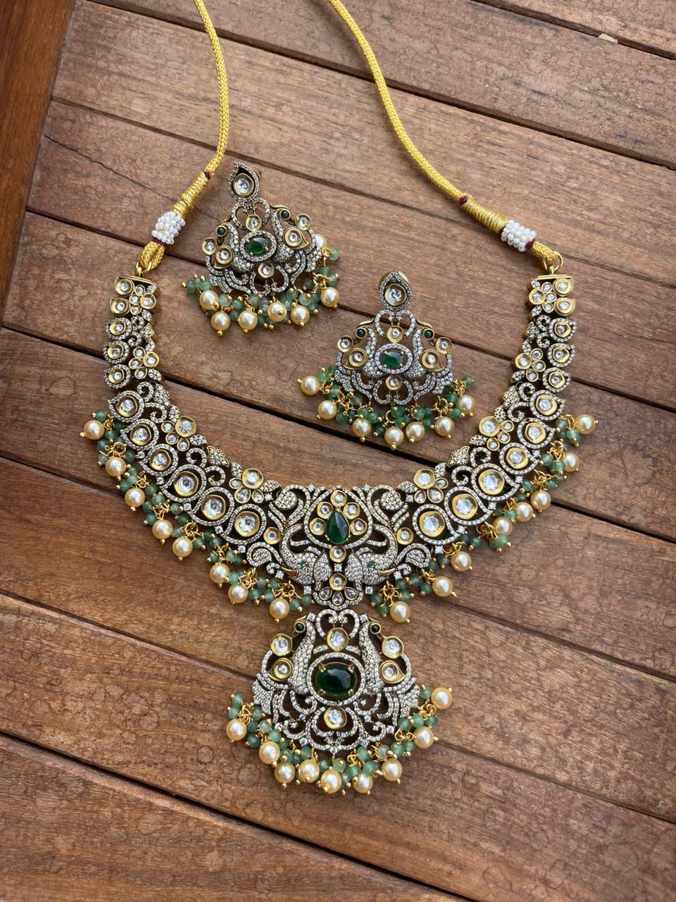 Elephant peacock victorian necklace design3 - Alluring Accessories