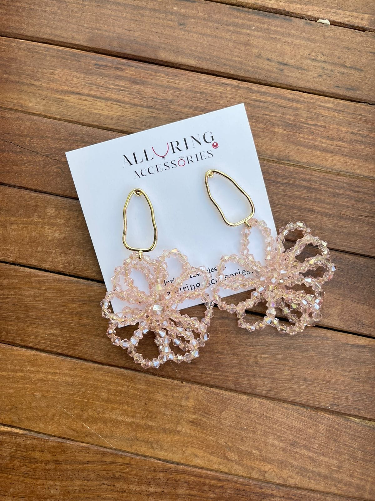 Flower crystal hangings - Alluring Accessories