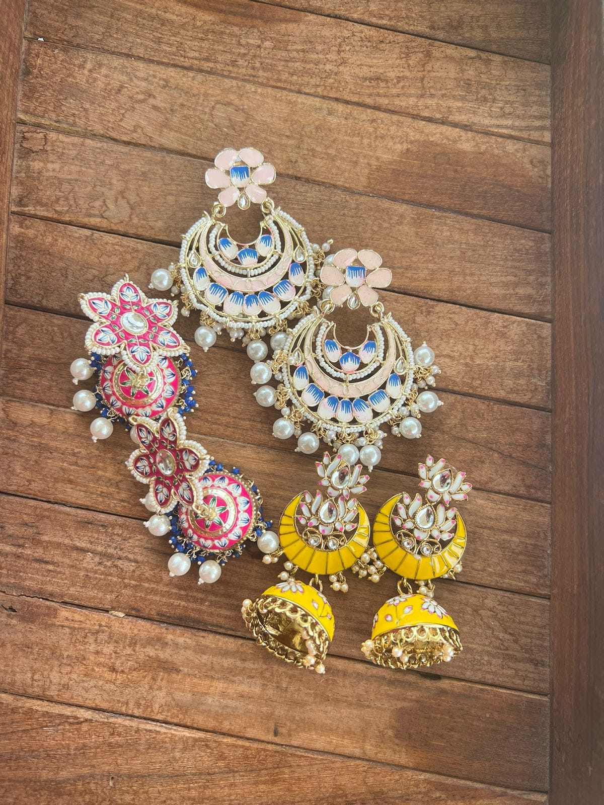 Heavy look meenakari combo - Alluring Accessories