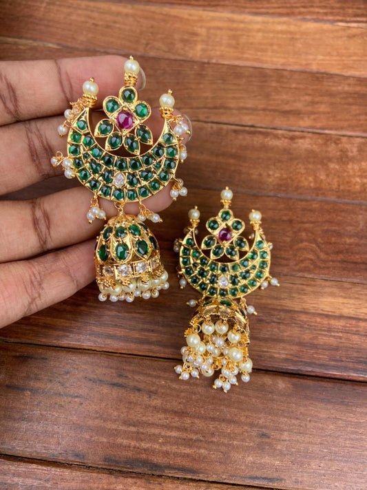 Kemp Chandbali Jhumkas - Alluring Accessories