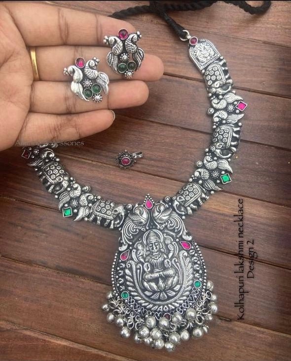 Kolhapuri Lakshmi Maata necklace - Alluring Accessories