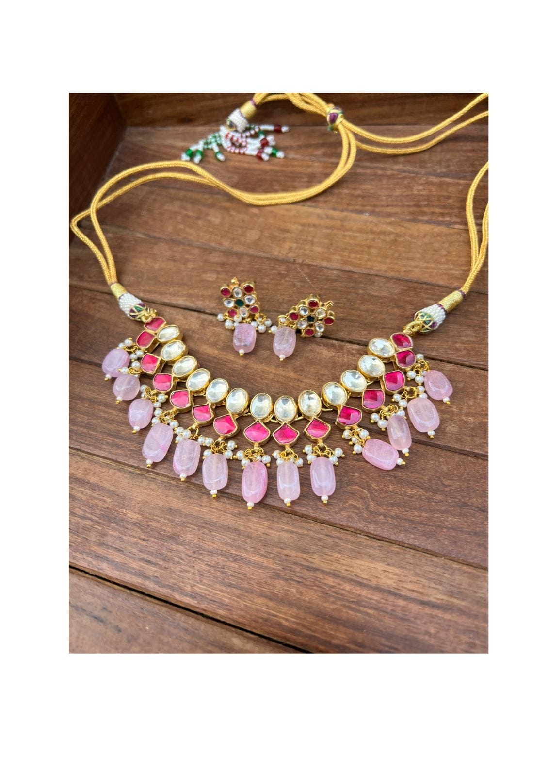 Kundan Ahmedabadi necklace - Alluring Accessories