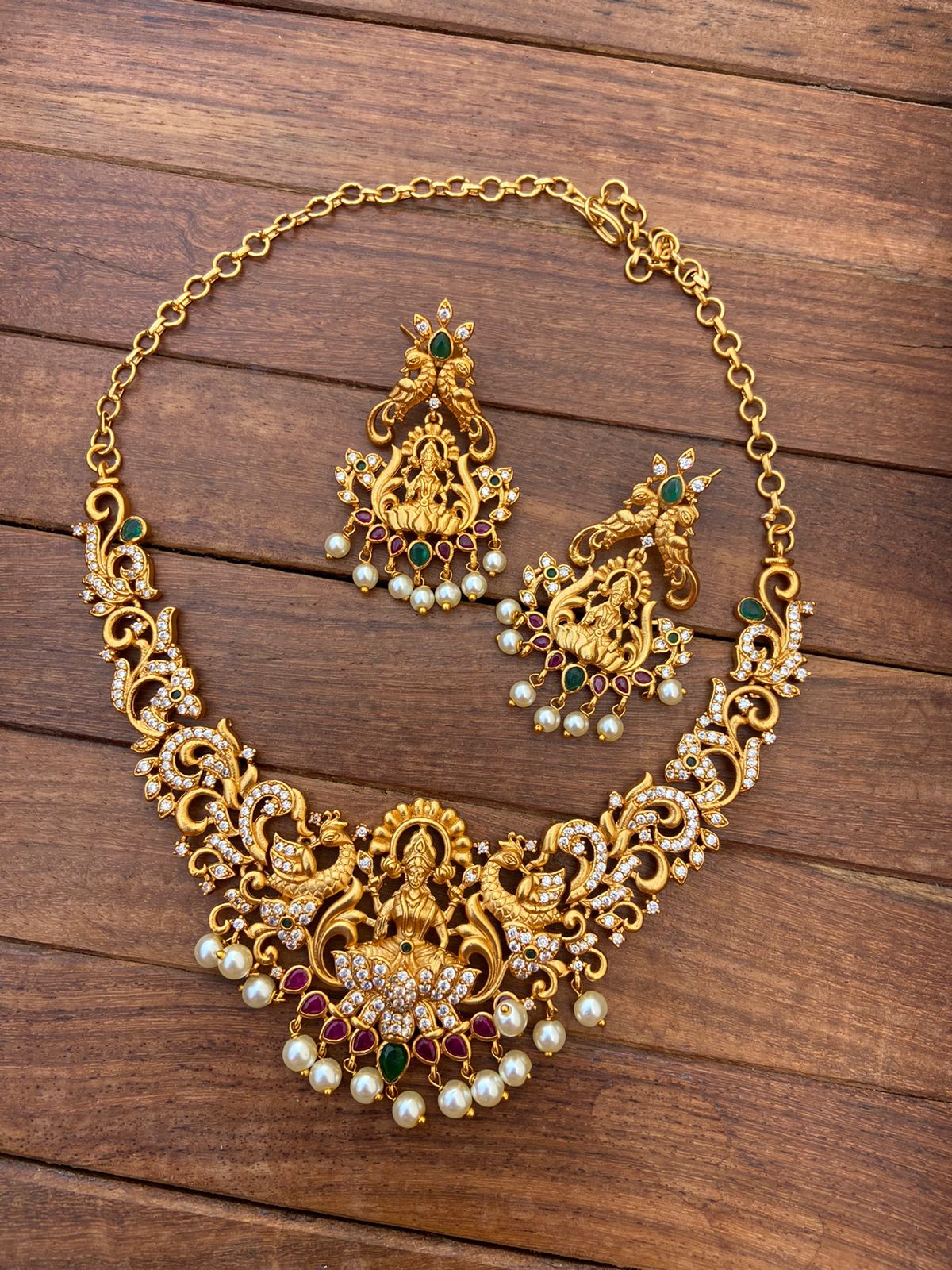 Lakshmi Devi short necklace - Alluring Accessories