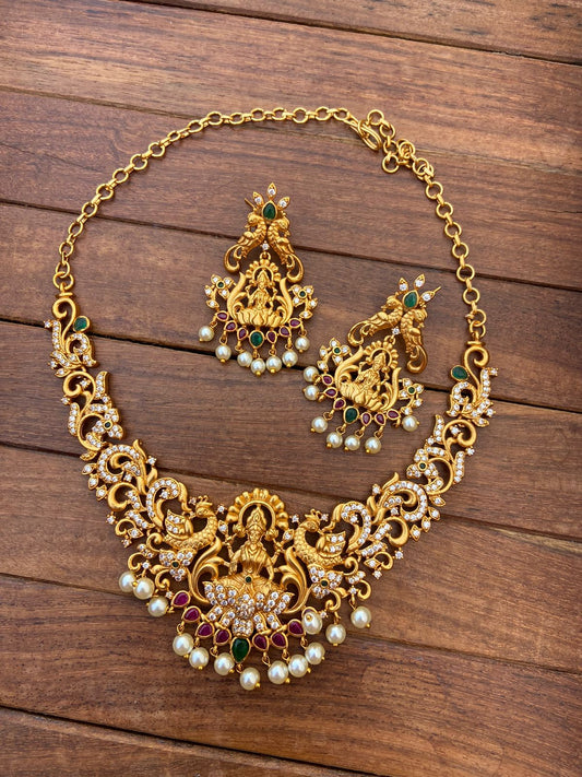 Lakshmi Devi short necklace - Alluring Accessories