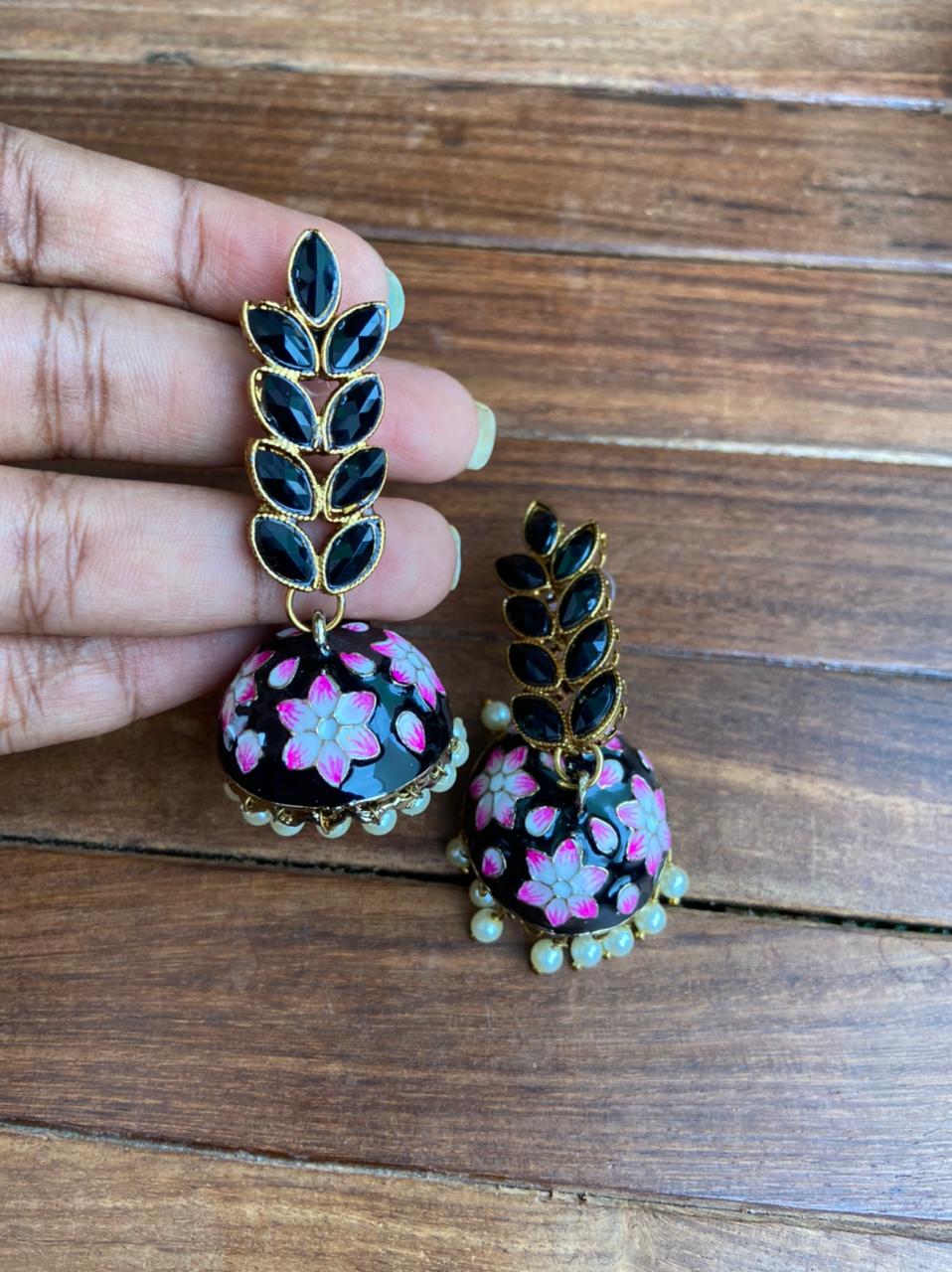 Leaf Meenakaris - Alluring Accessories