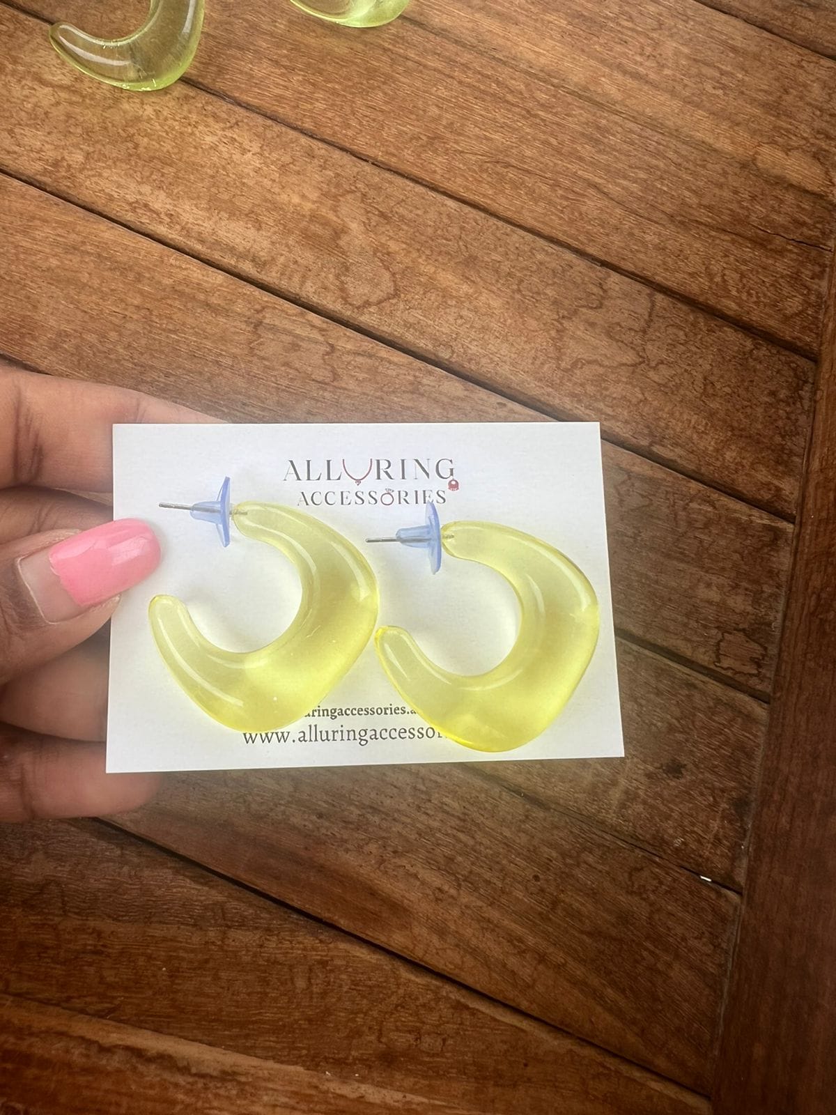 Neon hoops - Alluring Accessories