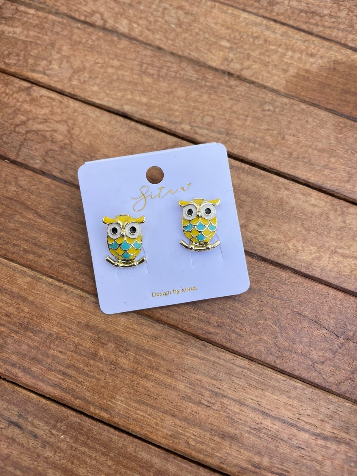 Owl pastel studs - Alluring Accessories