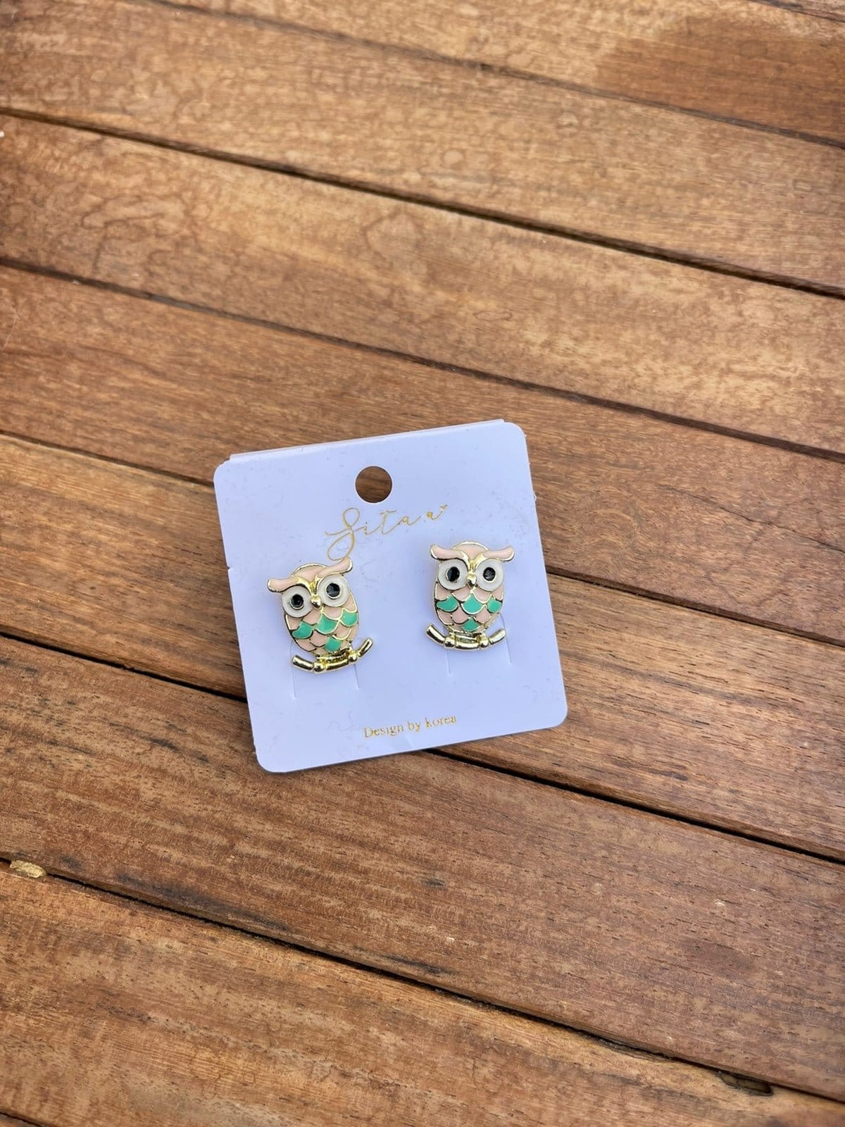 Owl pastel studs - Alluring Accessories