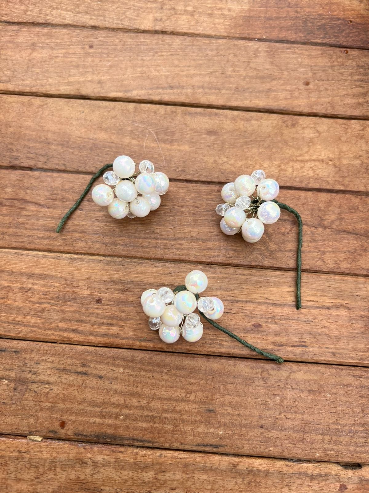 Pack of 3 pearl hair accessory