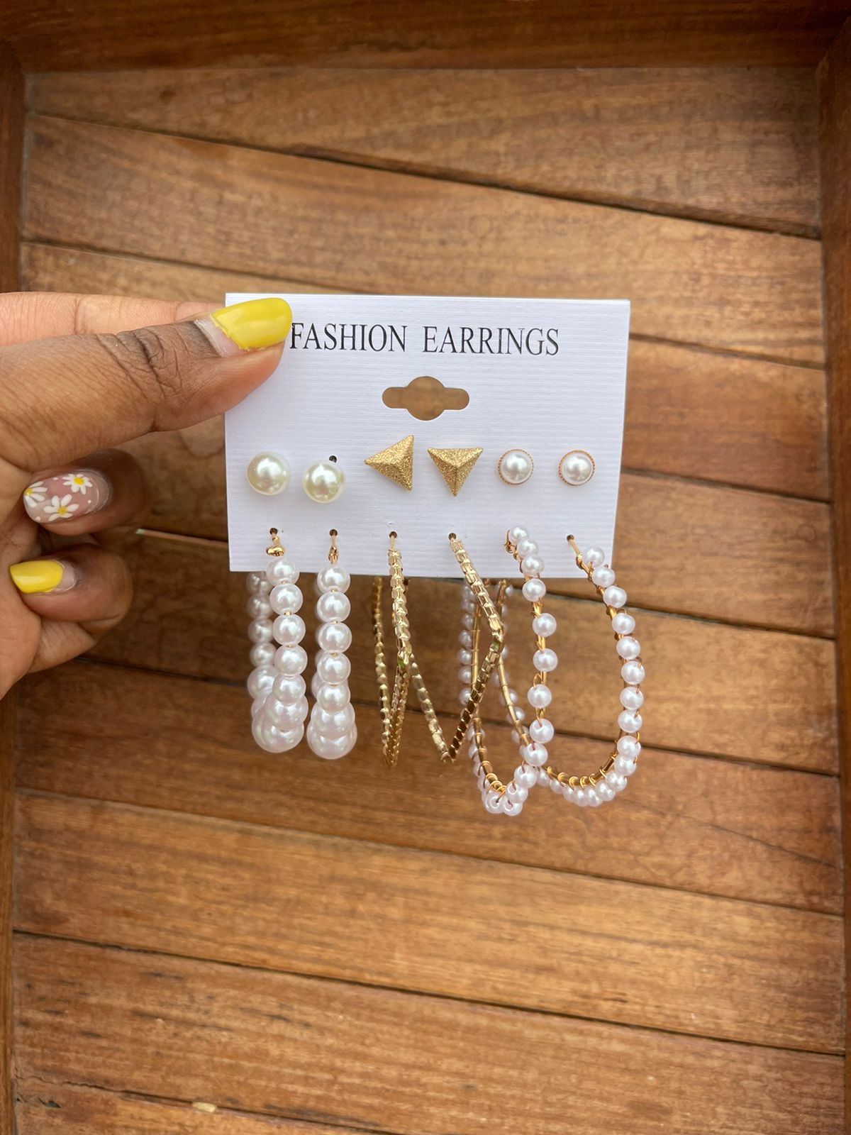 Pearl hoops and studs combo - Alluring Accessories