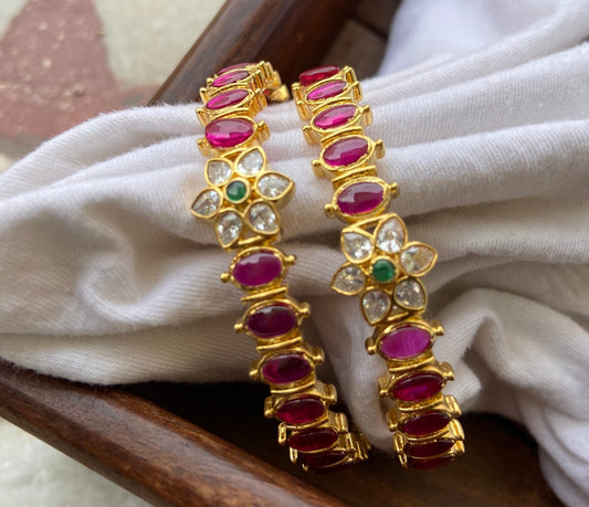 Pota stone kemp bangles( colour options) - Alluring Accessories