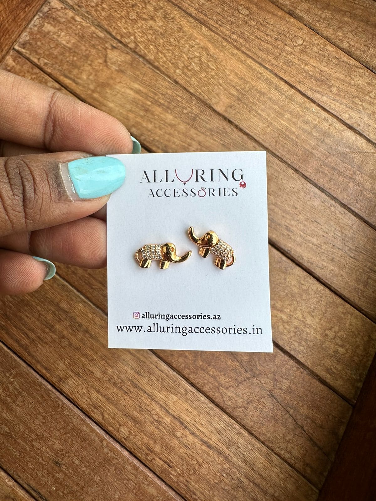 Quirky elephant studs - Alluring Accessories