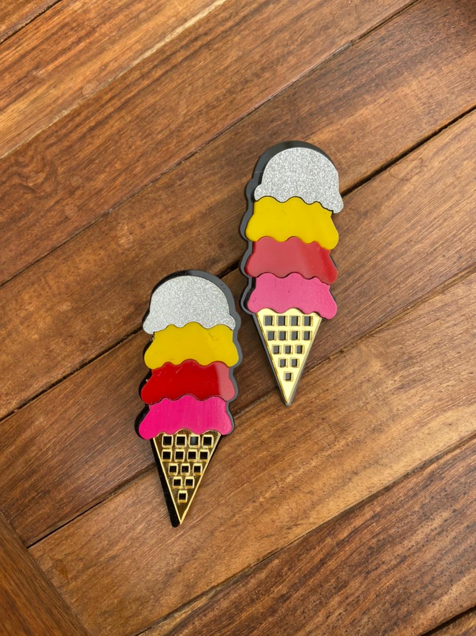 Quirky IceCream Earrings