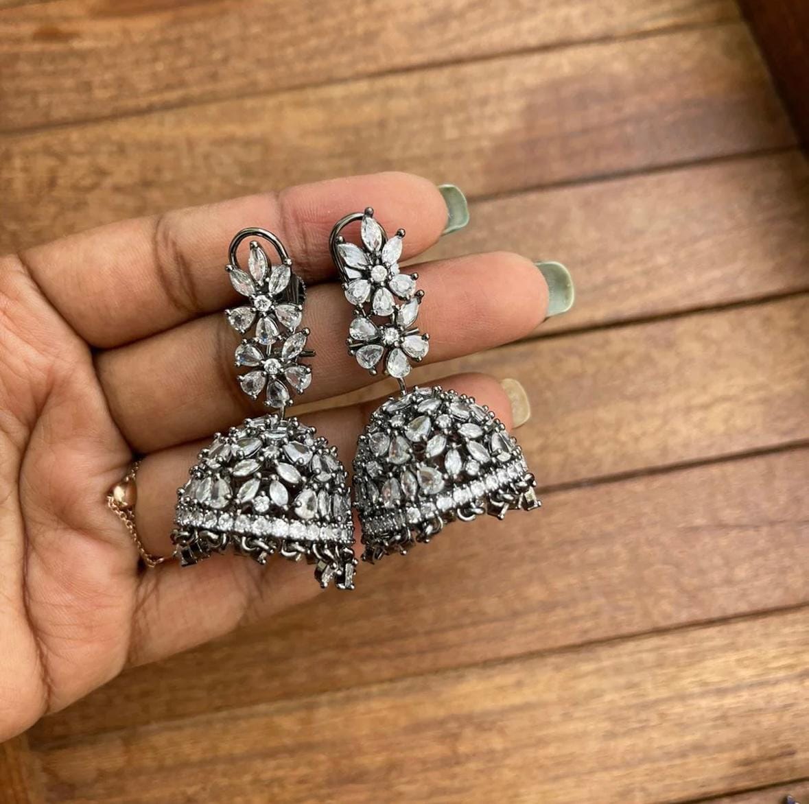 Revolving jhumkas (surprise sale) - Alluring Accessories