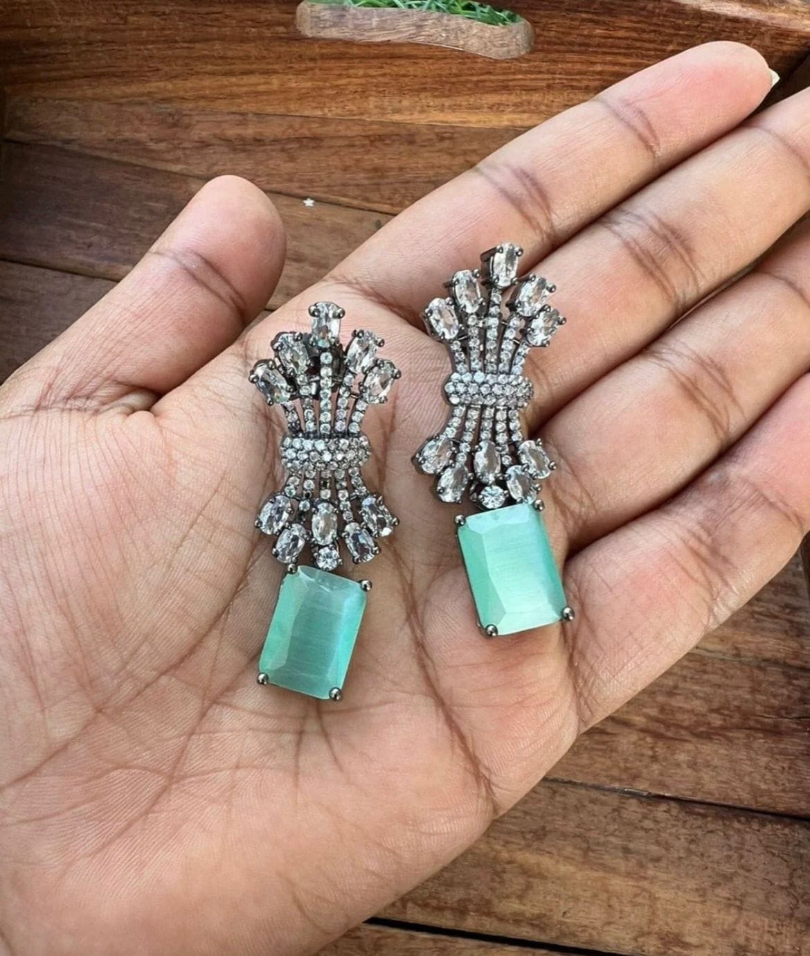 Sale statement bouquet Zircon earrings - Alluring Accessories