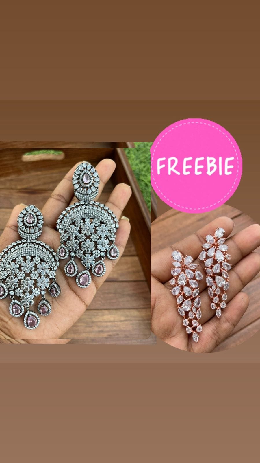 Seven flower zircon with freebie - Alluring Accessories