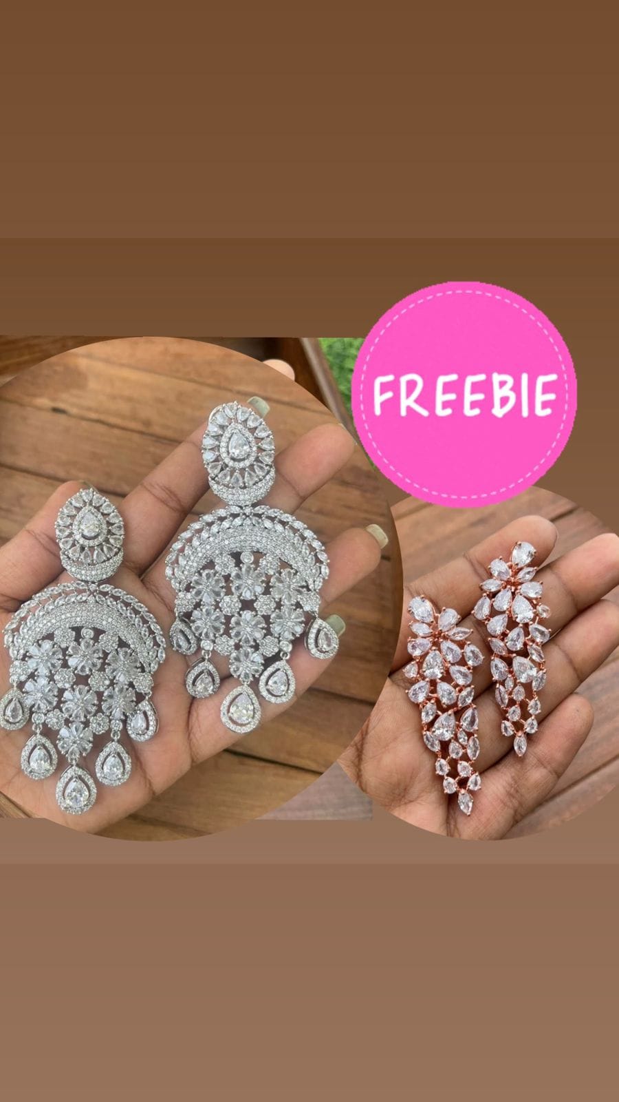 Seven flower zircon with freebie - Alluring Accessories