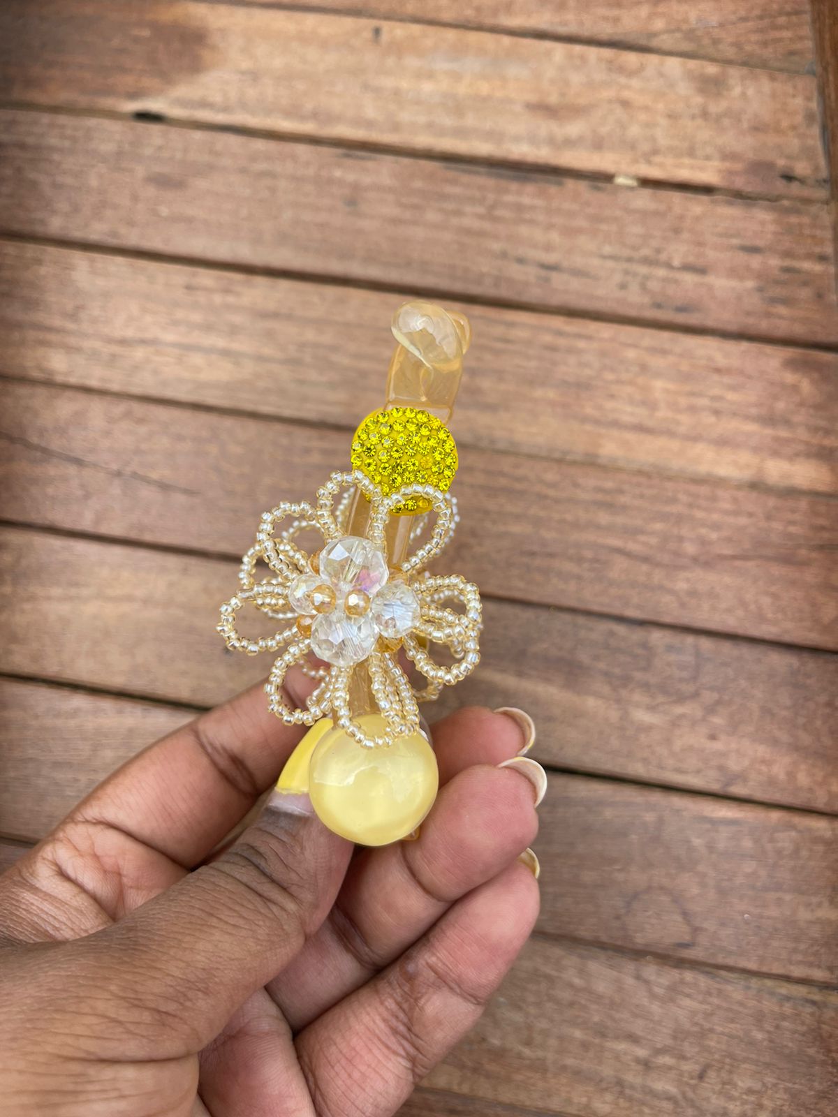 Spiral flower banana clip - Alluring Accessories