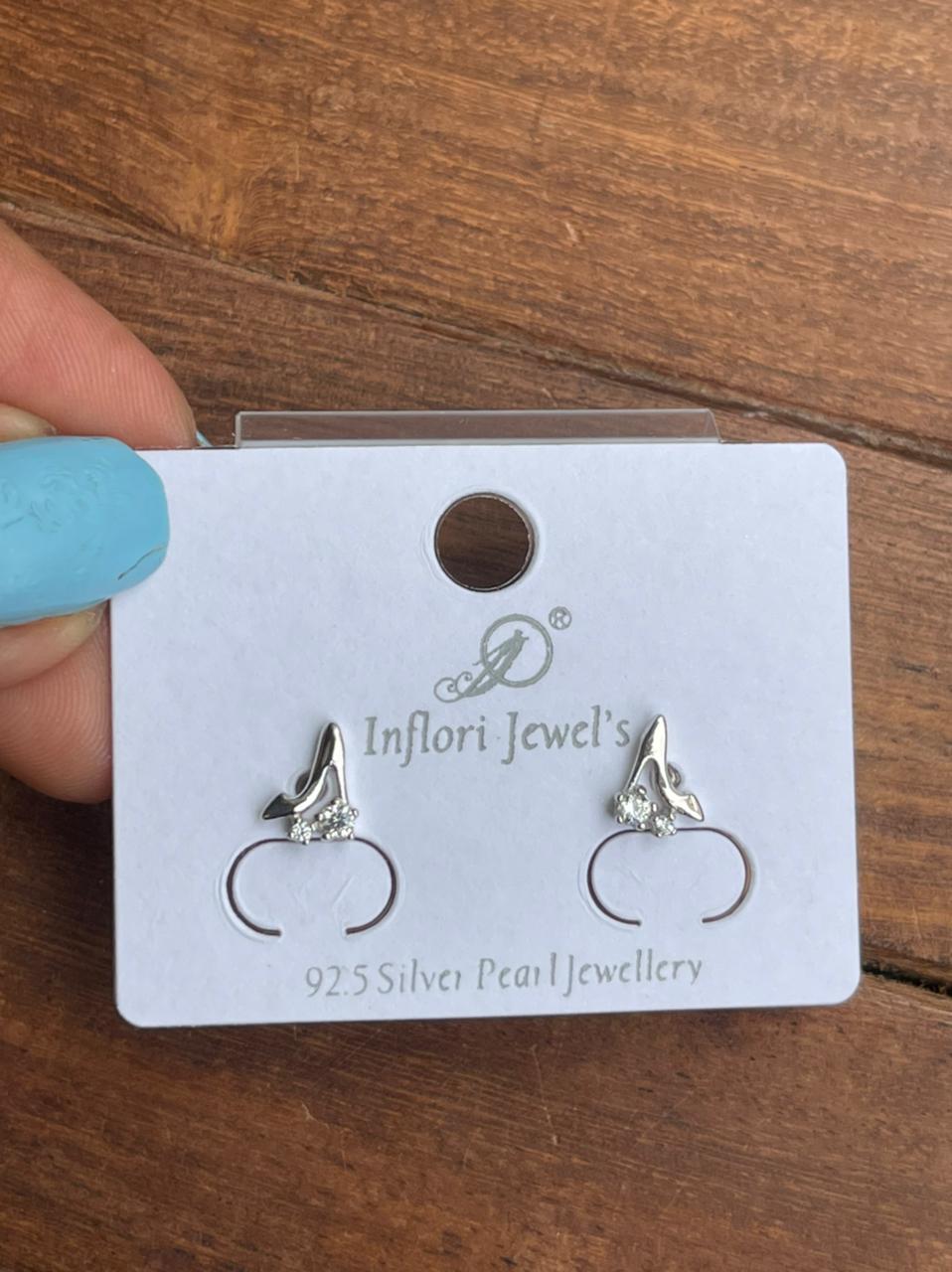 Boucles d'oreilles sandales en argent sterling