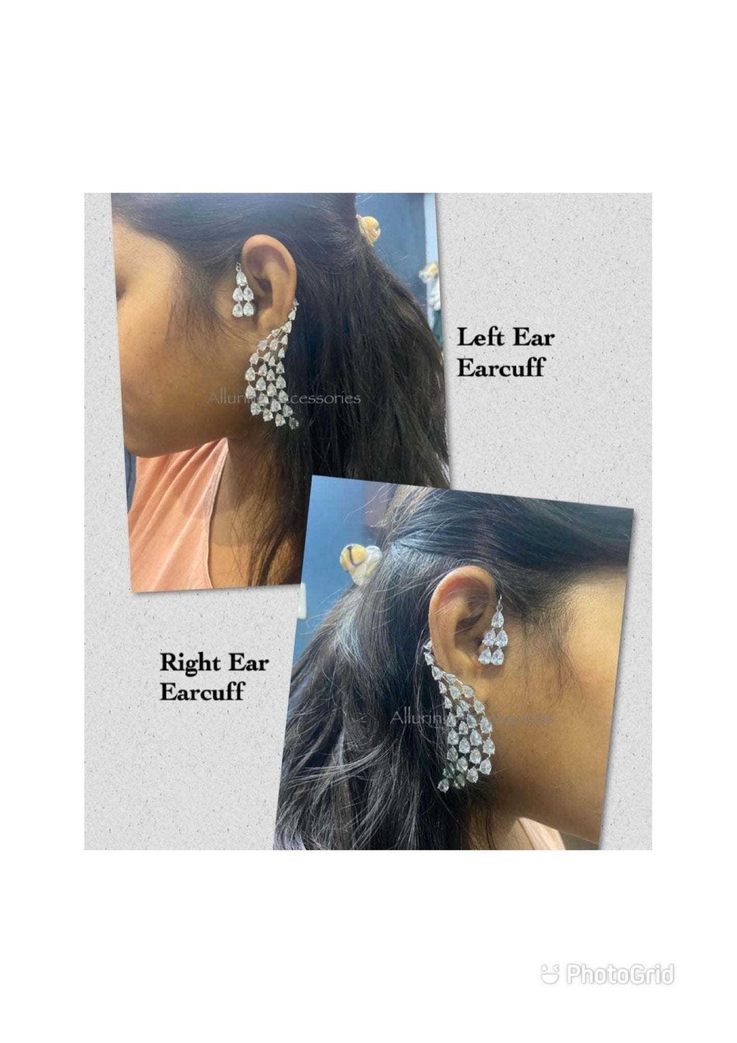 Stylish Earcuff Zircon Earrings