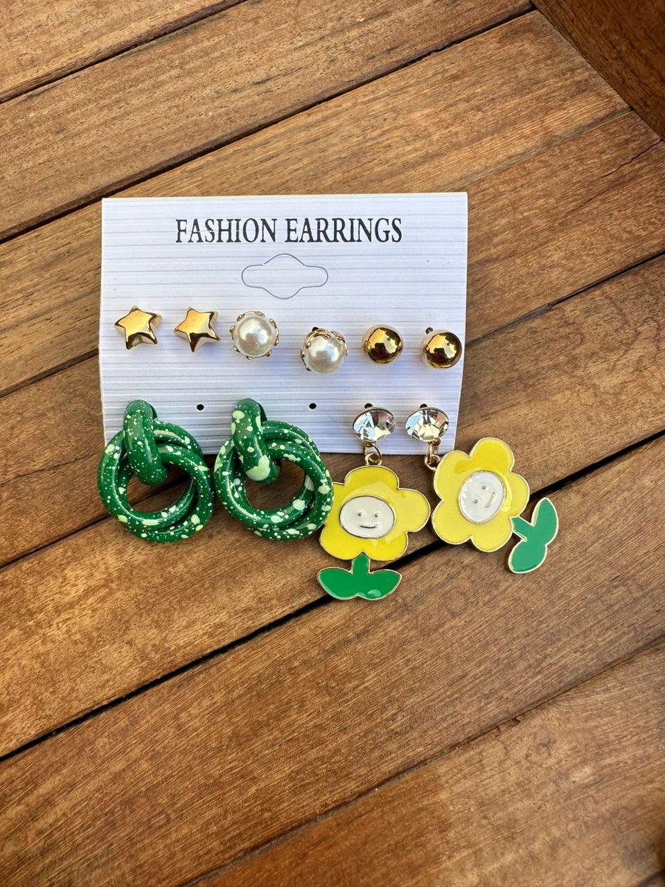 Sunflower ring studs combo - Alluring Accessories