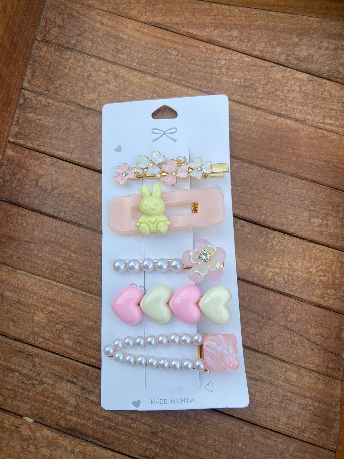 Teddy heart pink colourful pack - Alluring Accessories