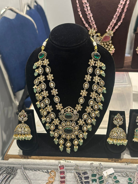 Two layered victorian necklace heavy - Alluring Accessories