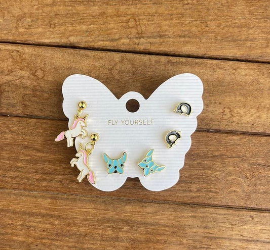 Unicorn doggie elephant colourful pack - Alluring Accessories
