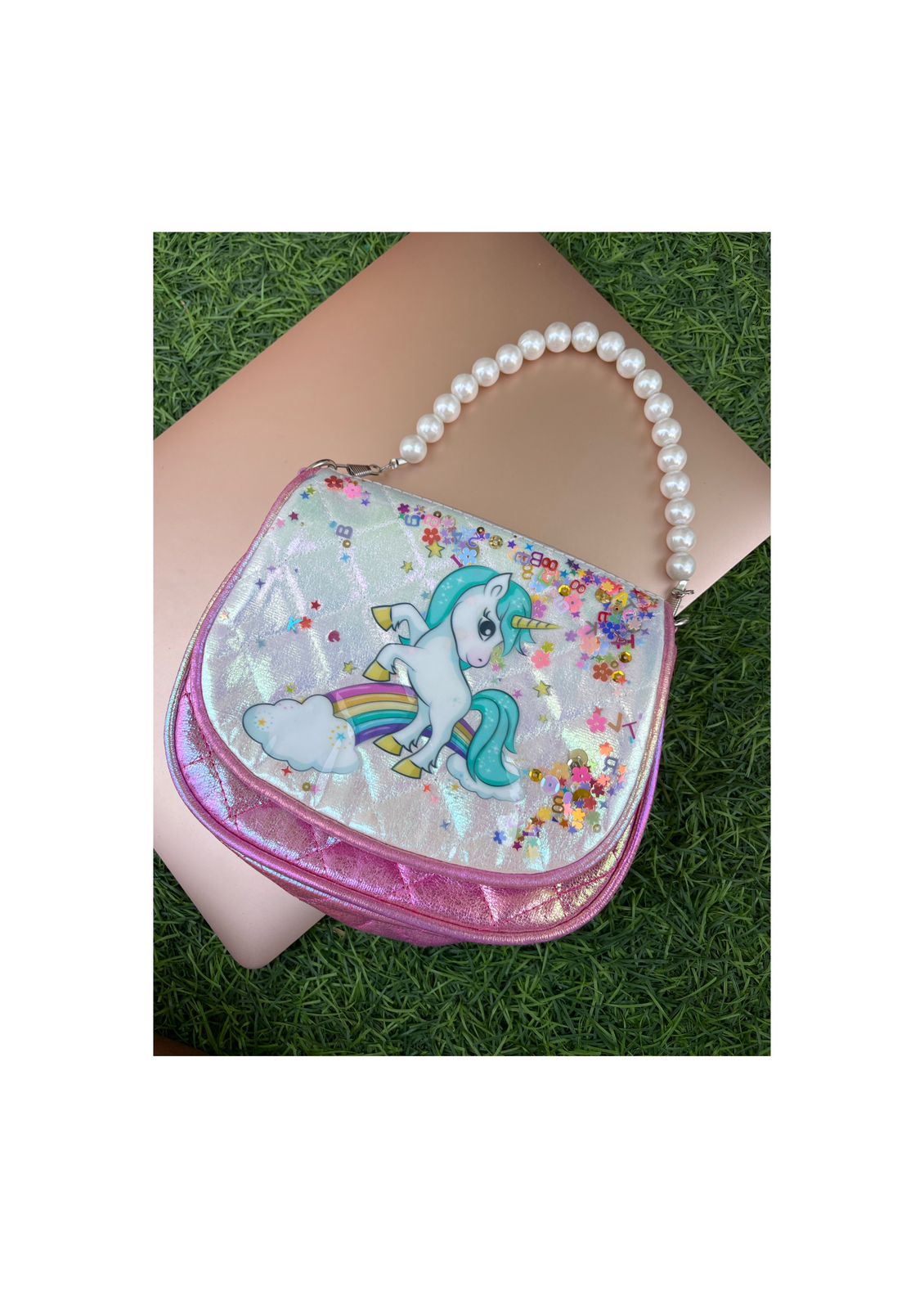 Unicorn pearl sling bag - Alluring Accessories