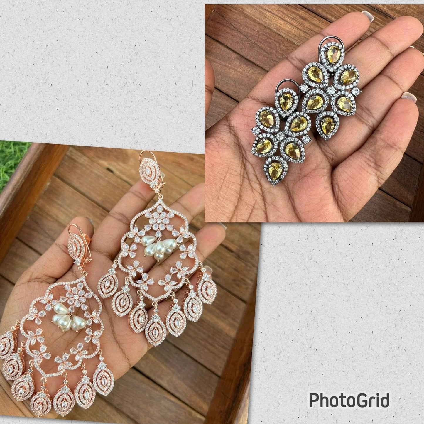 Vithika and urvashi inspired earrings with freebie - Alluring Accessories