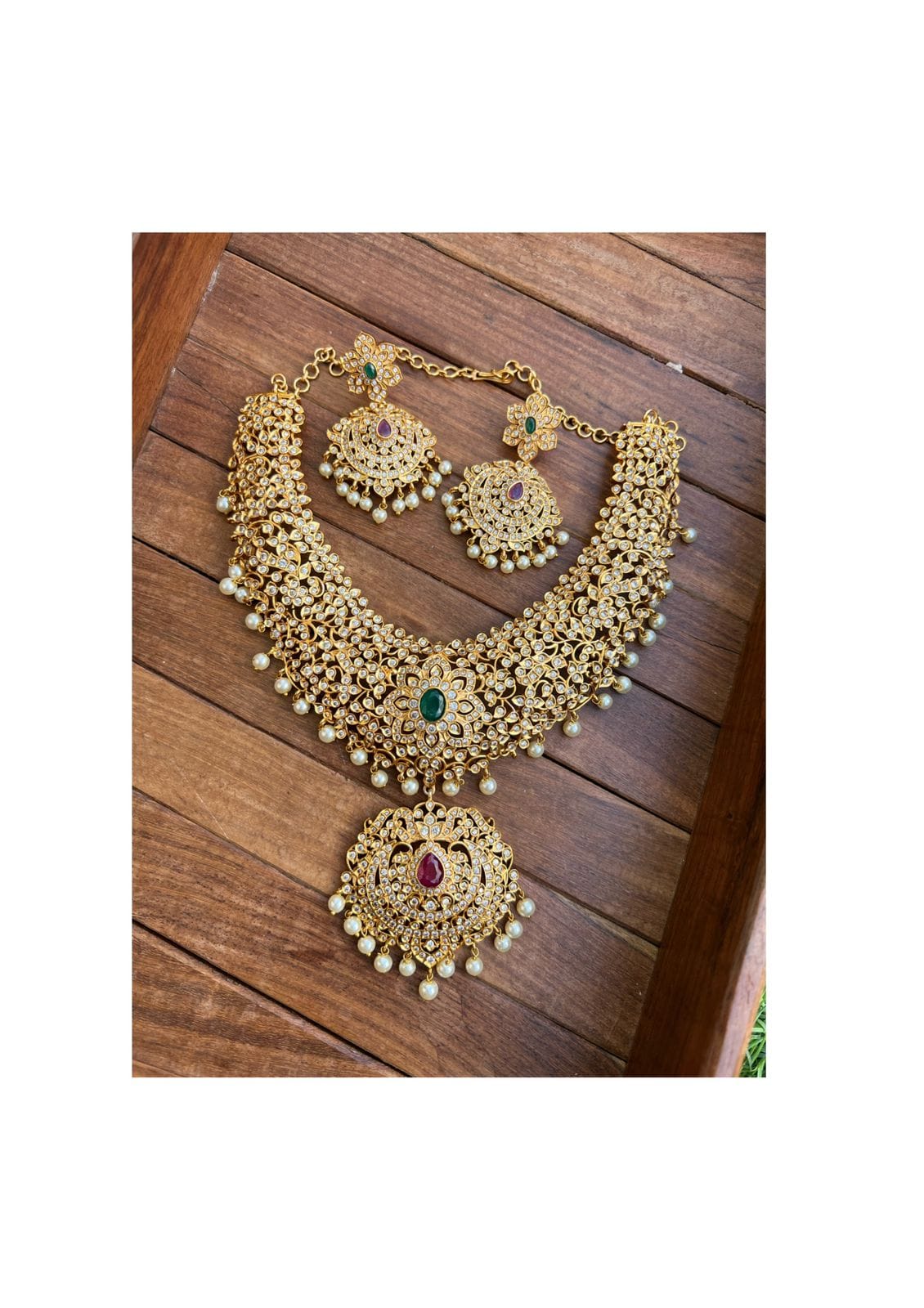 Wedding collection heavy necklace