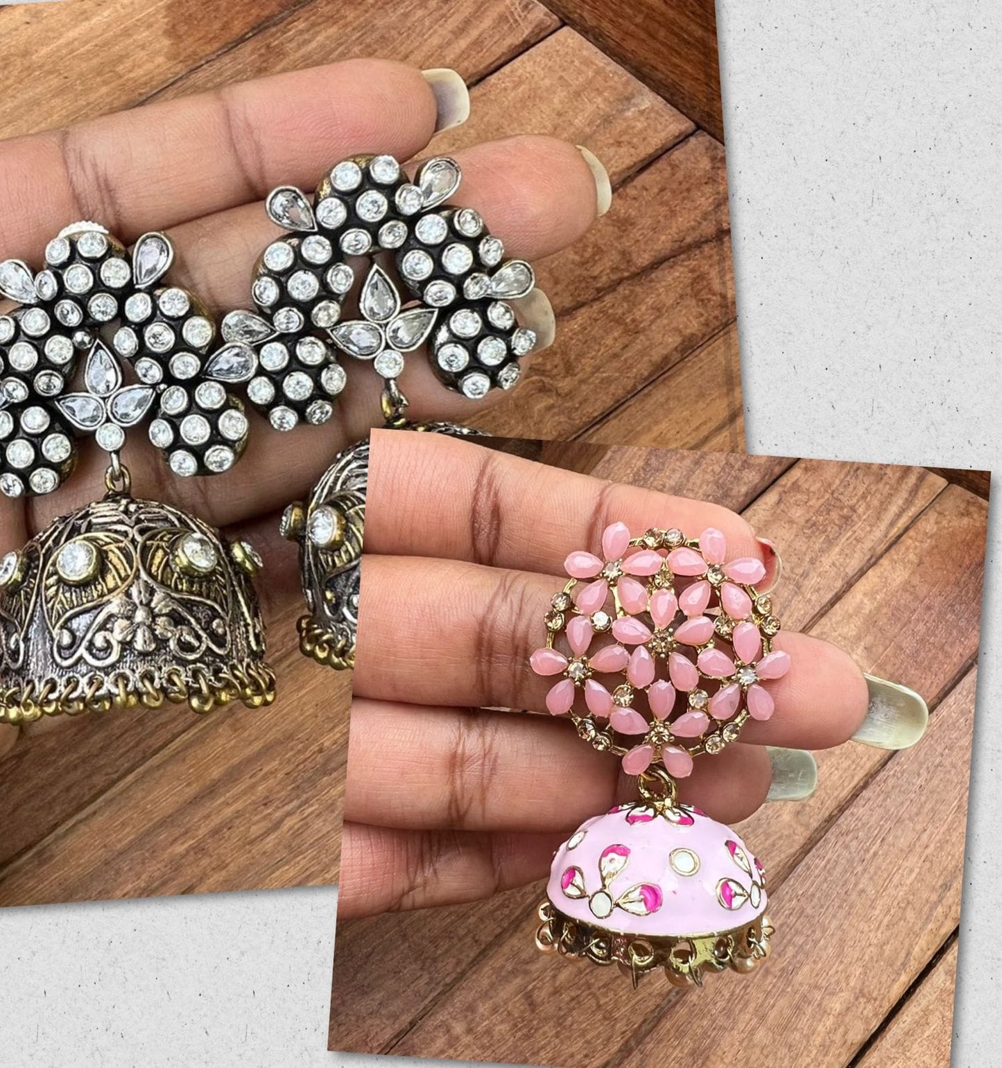 White kolhapuri and happy hours freebie - Alluring Accessories